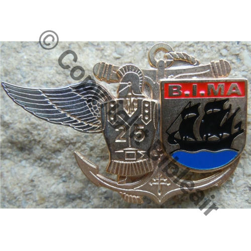 NH  GABON Det GENIE AIR 1er MANDAT 2006 BIMA.25eRGA  SM 2Attach PINS Dos lisse irreg grave No063 + GABON2006 Src.lapetitebrocdechacha 44EurInv 